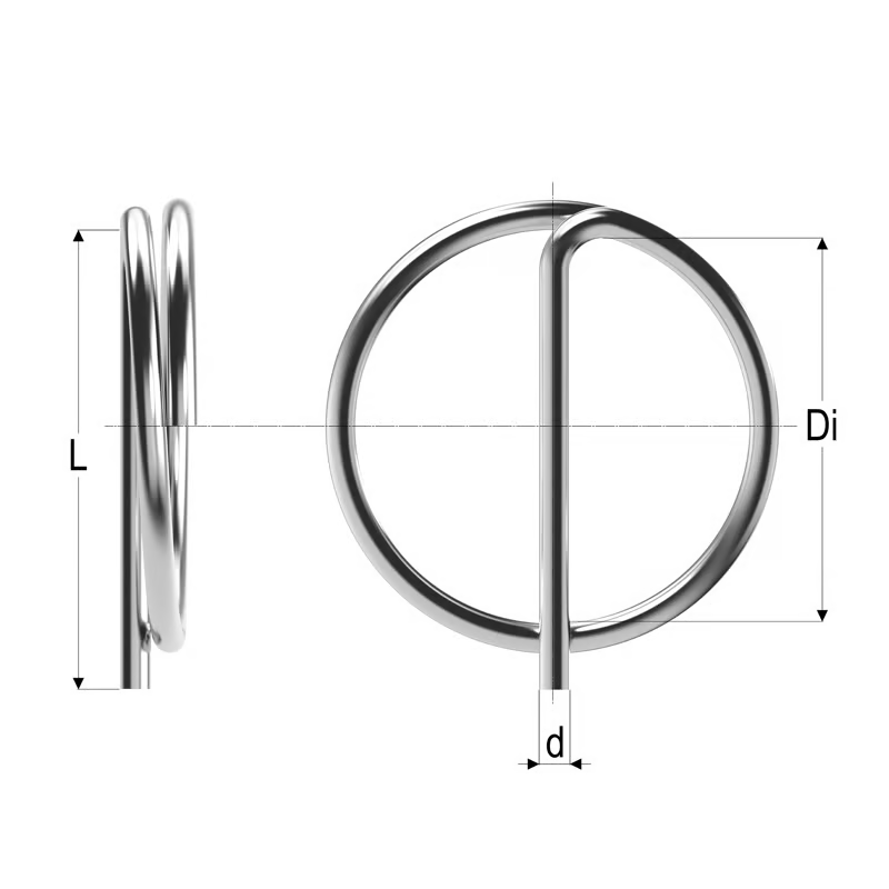 Disegno Spina bloccaggio tipo C